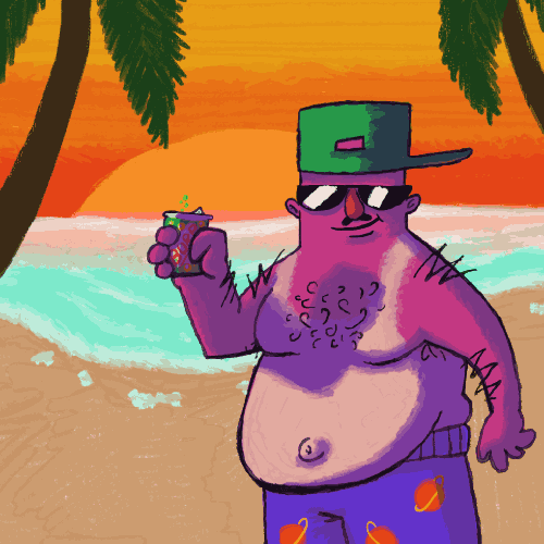 Me, working on my tan